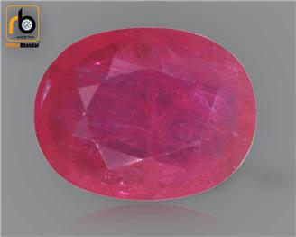 NATURAL RUBY (MANAK) (HEATED & TREATED) (MH) 1.42 CRT ( 29347 )